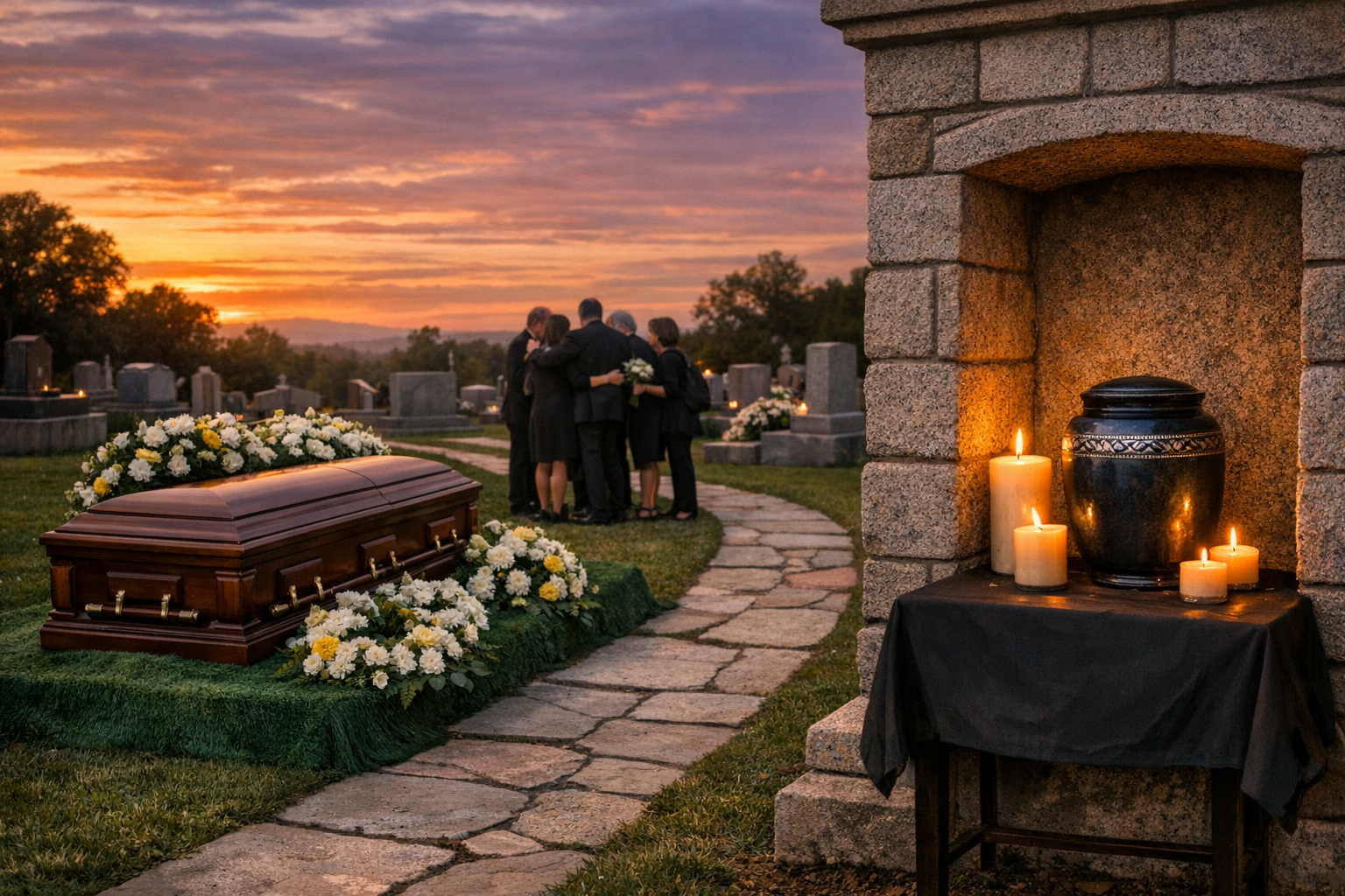 Inhumación o cremación: ¿cuál es mejor alternativa?