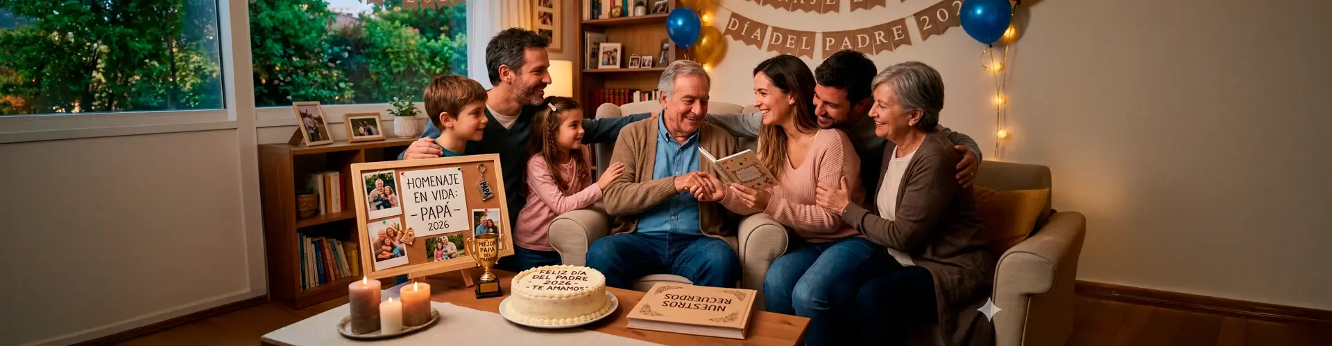 Día del padre 2026: ¿cómo hacerle un homenaje en vida?