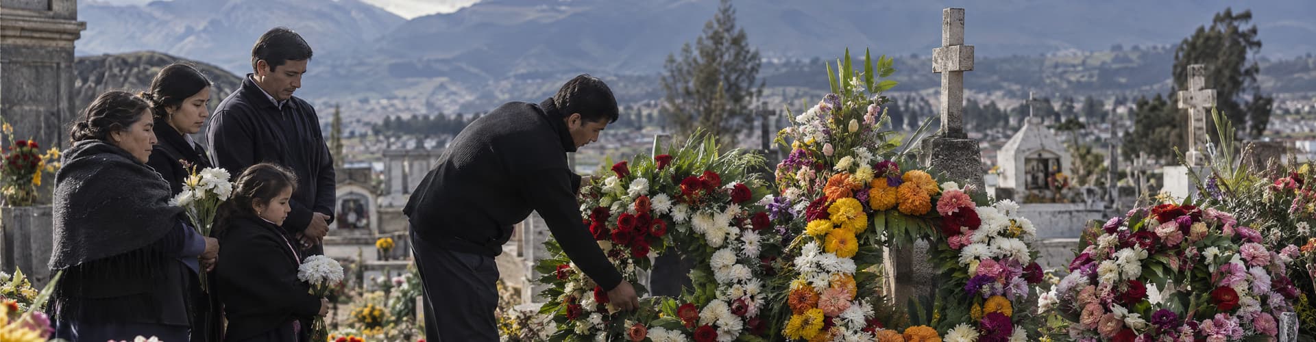 Coronas para día de los difuntos en Ecuador y su significado