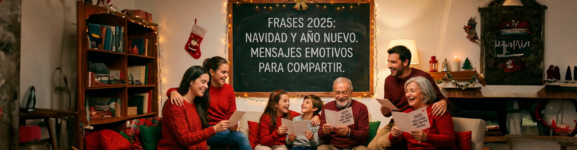 Frases 2025 para Navidad y Año Nuevo: mensajes emotivos para compartir en familia